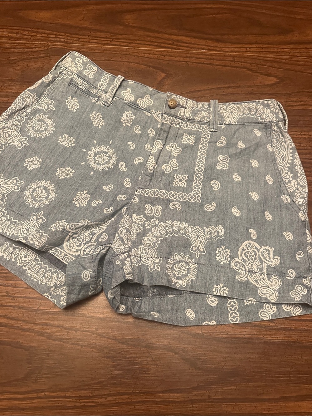 Ralph Lauren Blue Paisley Print  Shorts